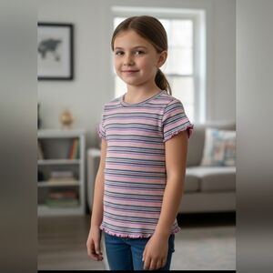 Place Multicolor Striped Kids Shirt